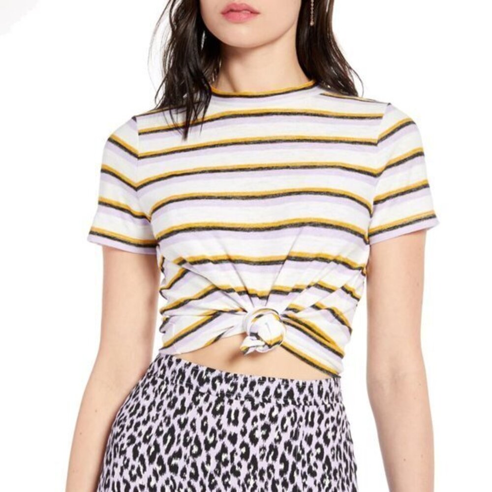 New BP  x Claudia Sulewski Mock Neck Tee sz L